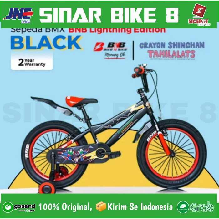 Sepeda Anak Laki BMX BNB LIGHTNING EDITION Ukuran 18 Inch