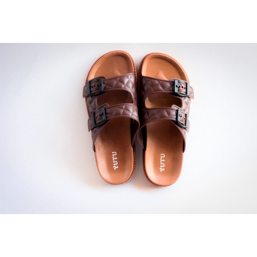 Sandal Selop Wanita Model Tali Gesper Bahan Karet Anti Slip dan Empuk