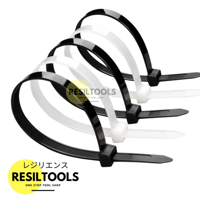 

Holder 100 Buah Kabel Tis Nylon 9 Mm X 80 Cm Anti Uv Pengikat Ties Outdoor