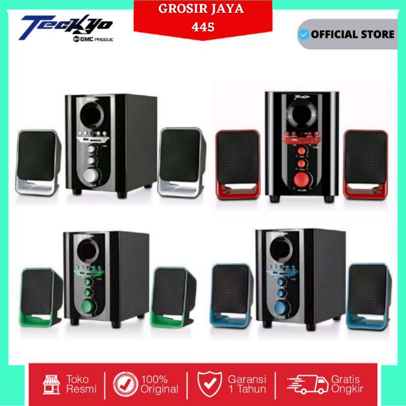 SPEAKER SALON AKTIF GMC TECKYO 778E BLUETOOTH SUBWOOFERS X-BASS//SPEAKER SALON AKTIF X-BASS TECKYO 778E