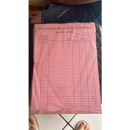 

[PACK 100 PCS] KERTAS KARTU STOCK , KARTU STOCK, KERTAS KARTU STOCK