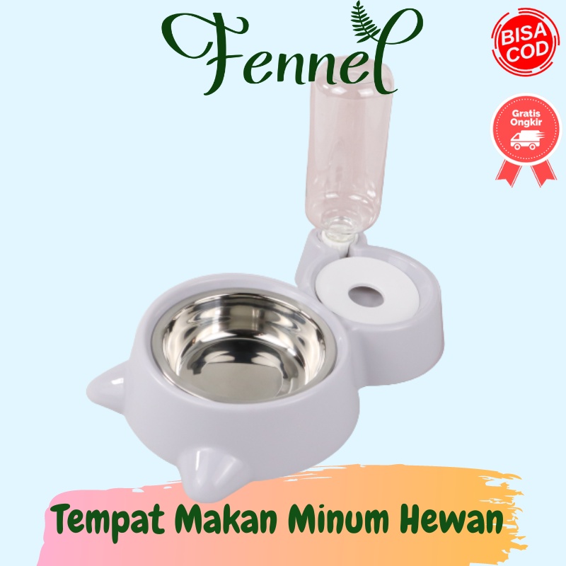 Tempat Makan Minum Hewan Peliharaan Mangkok Stainless CH50501