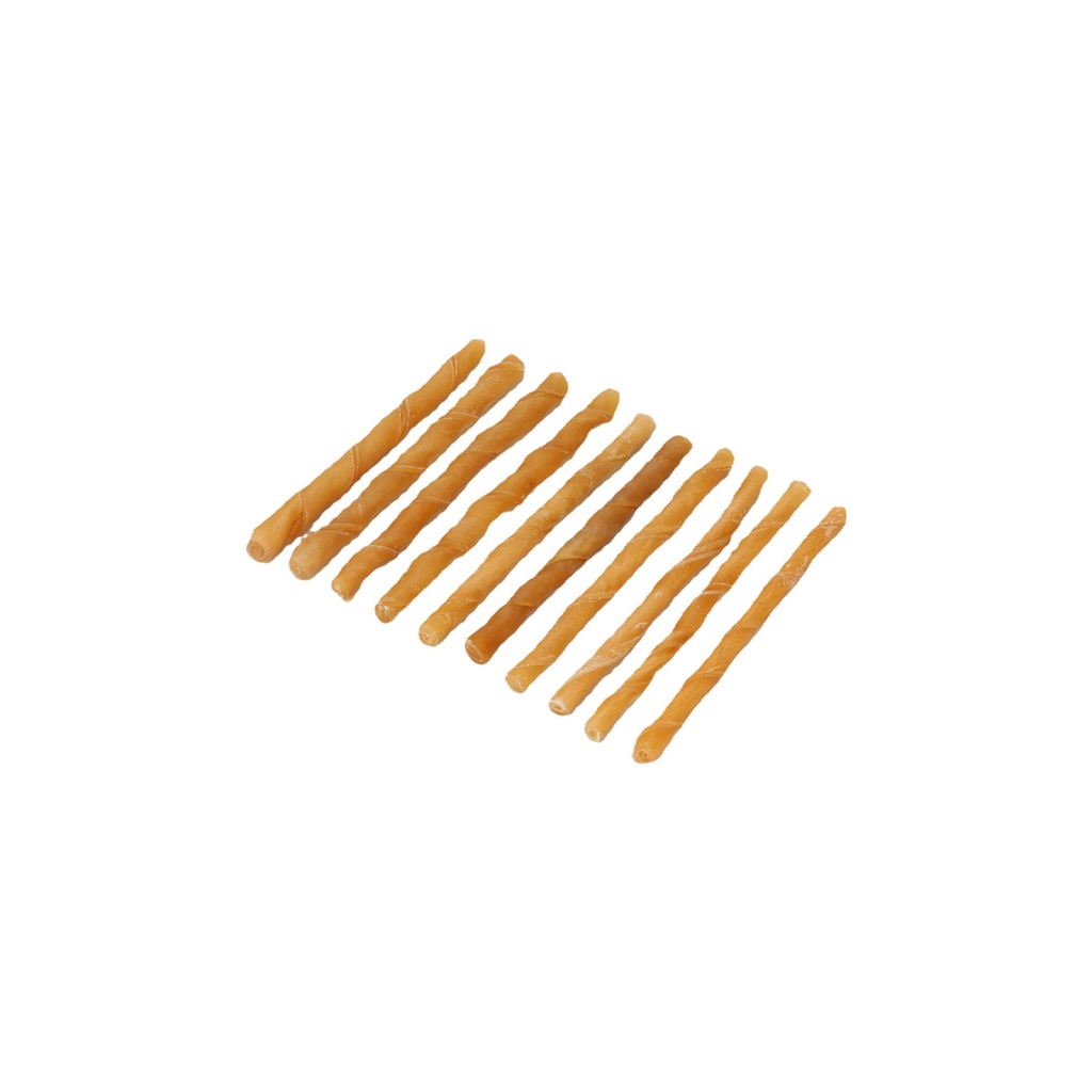 100PC/PACK Snack Dental Tulang Twist Natural Stick Snack Anjing STICK 5 INCHI