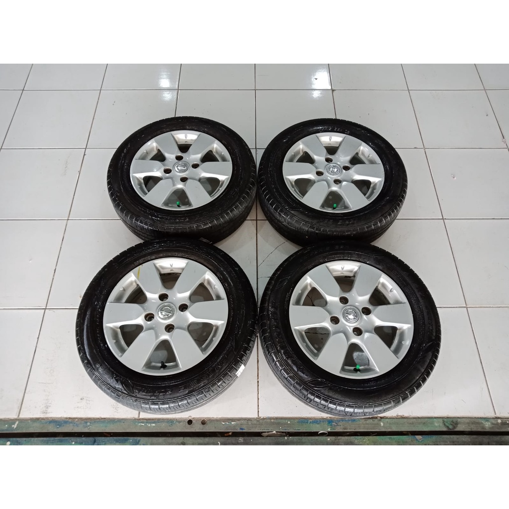 Pelek Mobil Standar Nissan Livina Ring 15 Baut 4x114 + Ban Bisa Untuk Evalia Kijang Avanza Xenia Car