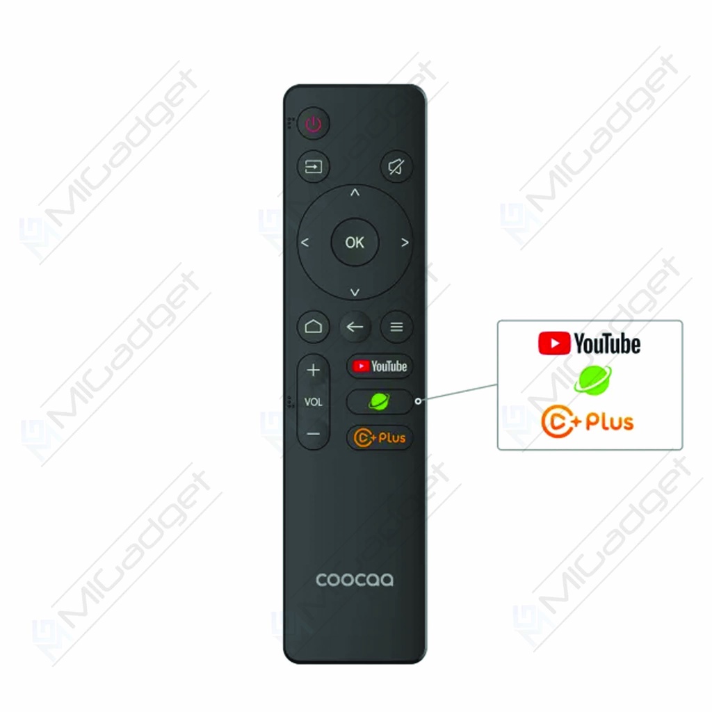 Coocaa 43S3U Smart TV Digital 43 Inch Coolita OS YouTube Dolby Audio