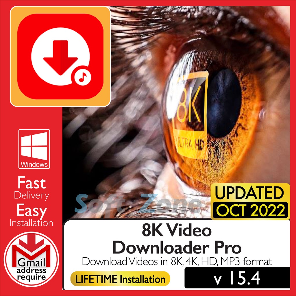 

8K Vd Dwnldr Pr 15.4 - Dwnld Vds n 8K, 4K, HD, MP3 frmt [WINDOWS x64] - Dgtl Dwnld