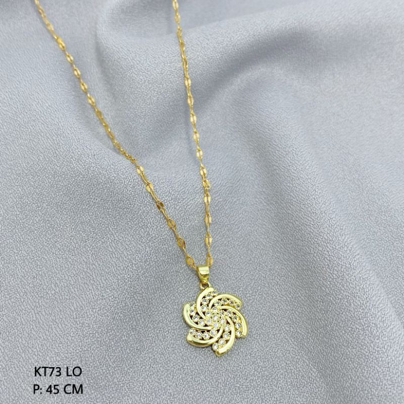 Kalung Titanium Wanita Dewasa KT73 LO