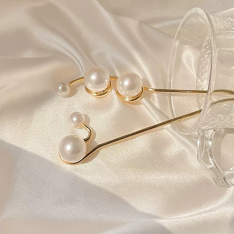 Korea Mutiara Rambut Pin Sederhana Kepribadian Rambut Modern Sopak Elegan