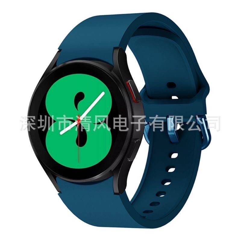 Strap Samsung Galaxy Watch 5 / 5 Pro / 4 / 4 Classic 40mm 42mm 44mm 46mm 40 42 44 45 46 mm Tali Silicone Soft Silikon 20mm 20 mm