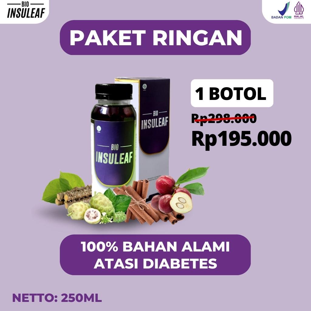 

Suplemen Herbal BIO INSULEAF - Atasi Gula Darah Tinggi - Paket Ringan 1 Botol