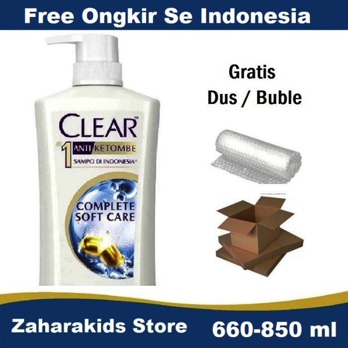 Diskon  Shampoo Clear Complete Soft Care 660 Ml / Sampo Anti Ketombe 660Ml