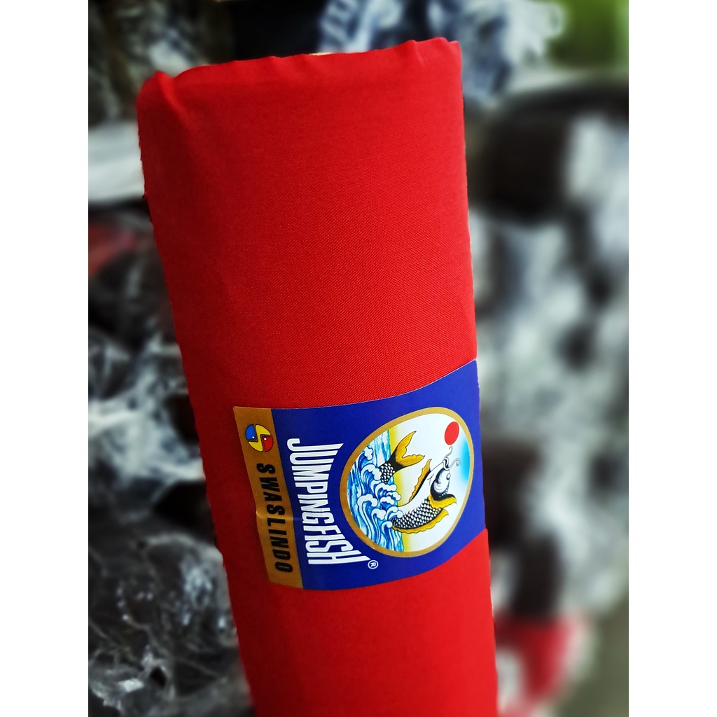 KAIN JUMPING FISH WARNA MERAH 329A (MERAH BENDERA MUDA)