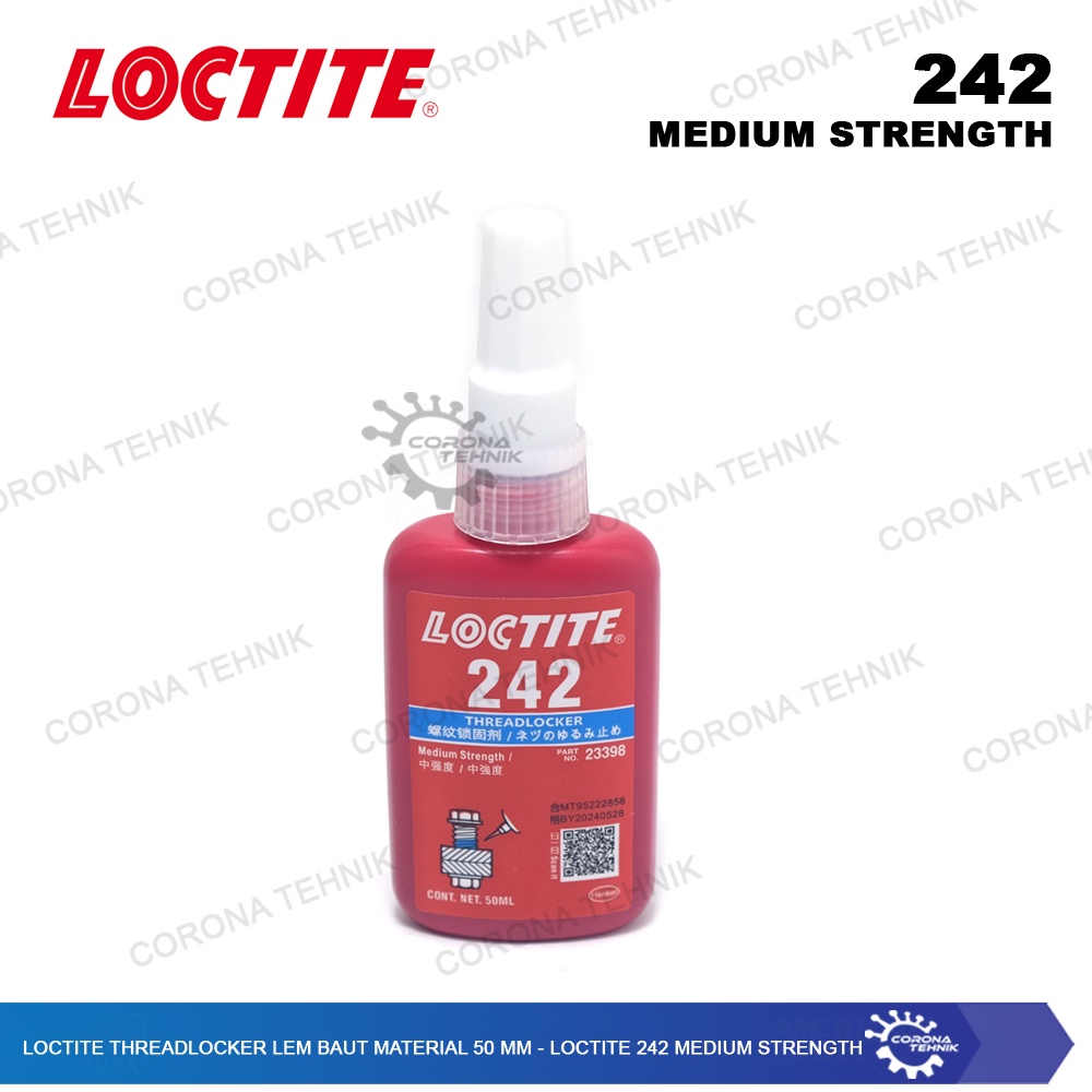 Lem Baut Material 50 mm Loctite Threadlocker