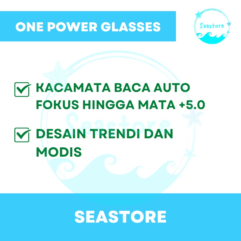 Kacamata Baca Plus Auto All In One Focus One Power Readers Glass Kaca Mata Servis HP GROSIR Kacamata Baca Super Auto Fokus Plus Anti Radiasi Blueray Blue Light Kaca Mata Rabun Dekat Presbiopia Frame Rimles Original Unisex Pria Wanita