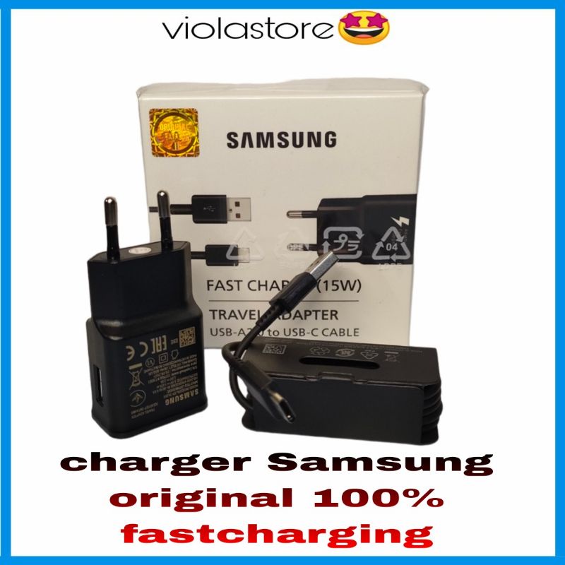 Charger Samsung Tipe C Original 100% Fast Charging 15W