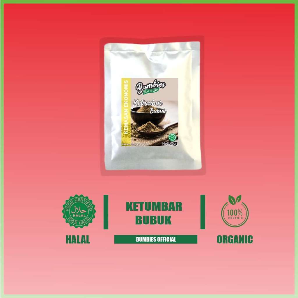 

Ketumbar Bubuk 5gr EKONOMIS Bumbies Product Asli 100%/ Ketumbar Premium/ Ketumbar Murah/ Rempah Rempah / Bumbu Instant