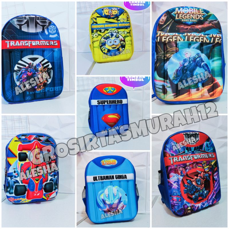 TAS ANAK SEKOLAH TAS SUPER HERO TAS ANAK LAKI LAKI