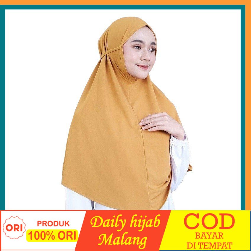 Jilbab Instan Bergo Jilbab Instan Jersey Premium