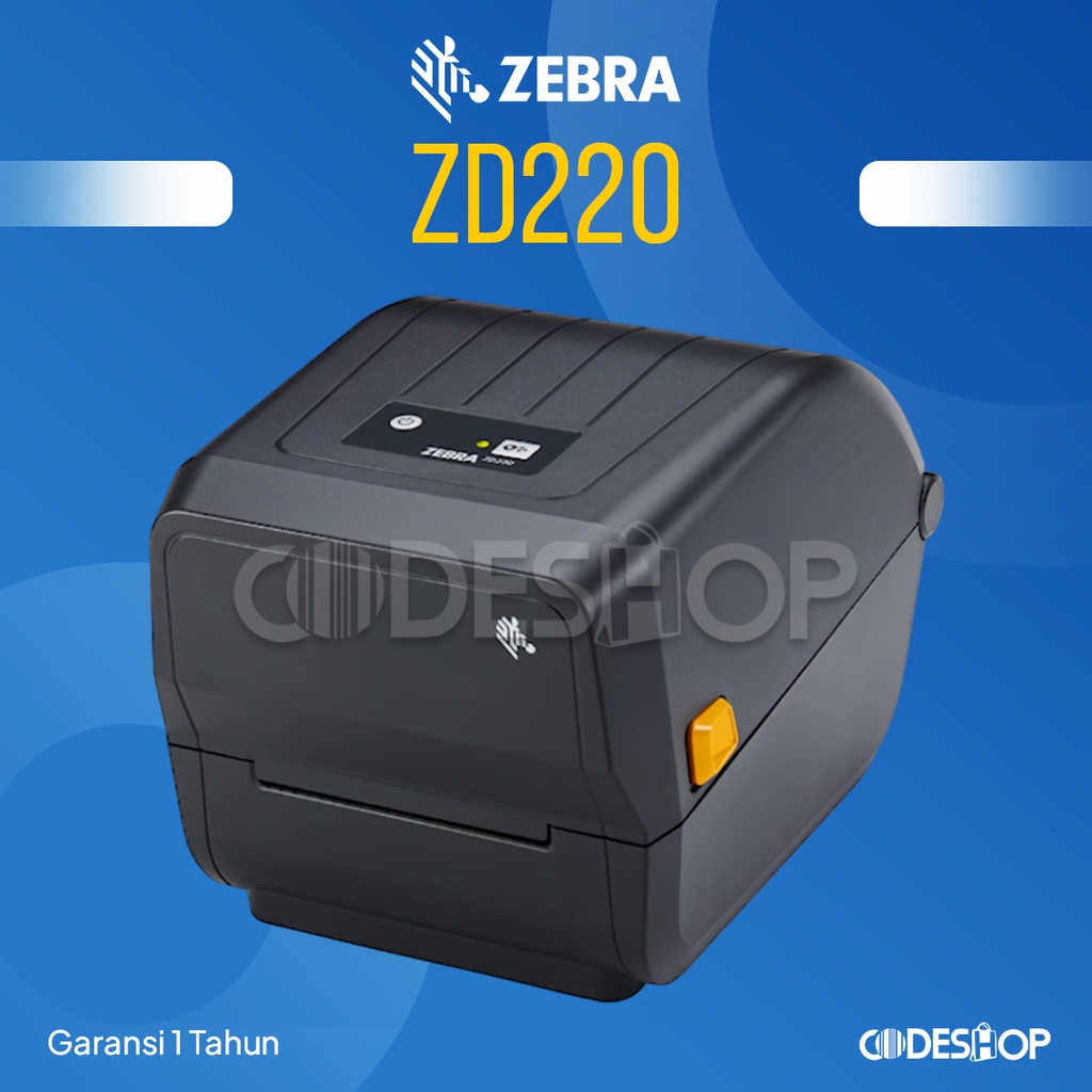 Printer Stiker Label Barcode ZEBRA ZD220 Direct Thermal Semicoated ZD 220