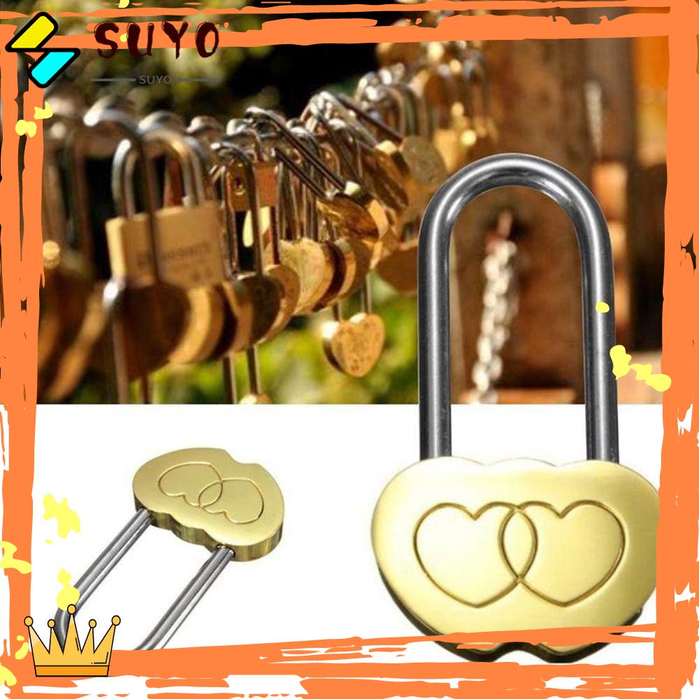 Suyo Love Lock Mini Concentric Lock 40MM Gembok Bentuk Hati