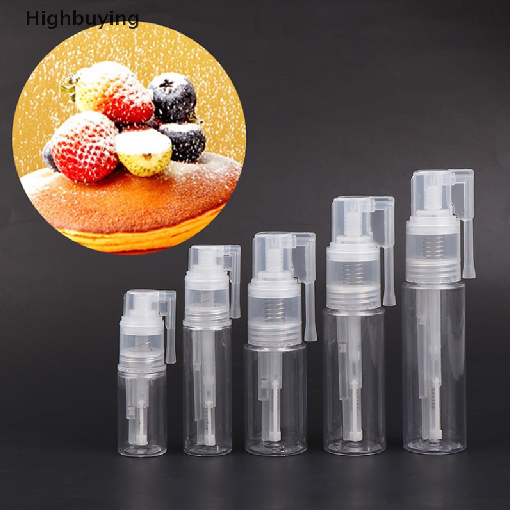 Hbid 14ML/25ML/35ML/50ML/60ML Glitter Duster Bottle Kosong Isi Ulang Portabel Botol Bubuk Kering Untuk Kue Decorag Fondant Alat Baking Nozzle Panjang Botol Glory