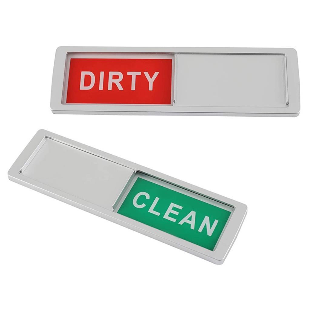 Clean Dirty Sign Tidak Lecet Indikator Makan Bar Hotel Bakery Cafe Restoran Kulkas Fridge Box Kebersihan