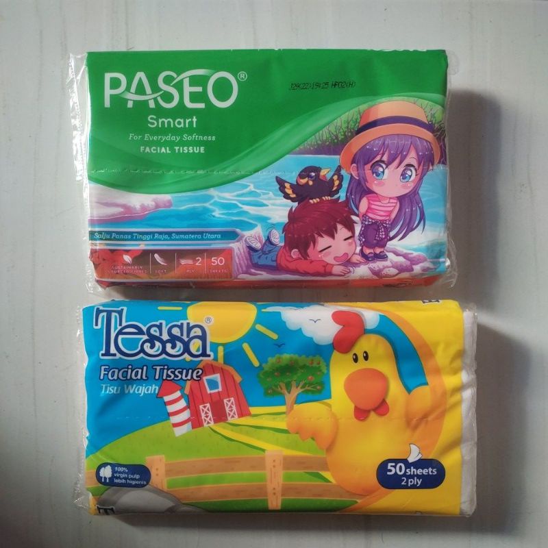 TISSUE 50 SHEETS PASEO/TESSA