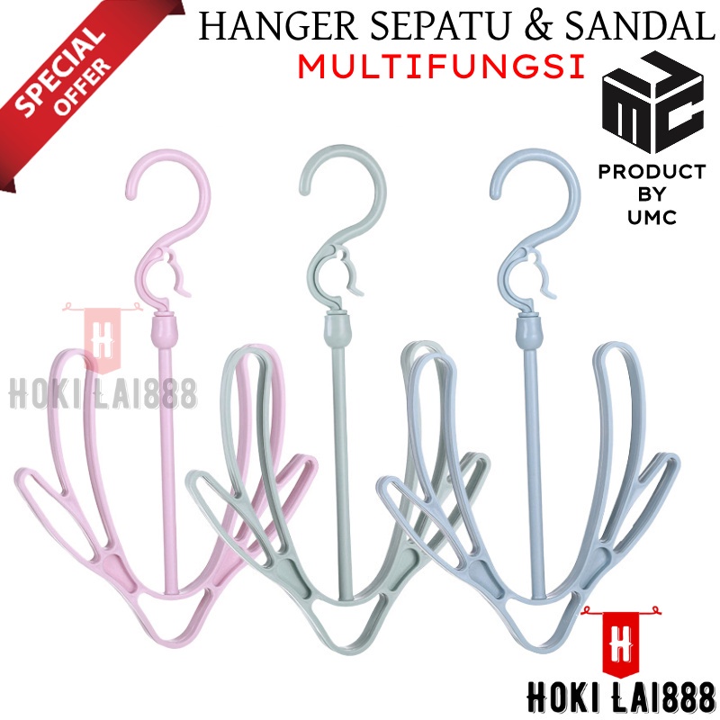 [HKL] Gantungan Jemur Sepatu 2 Sisi - Shoes Hanger - Gantungan Sepatu