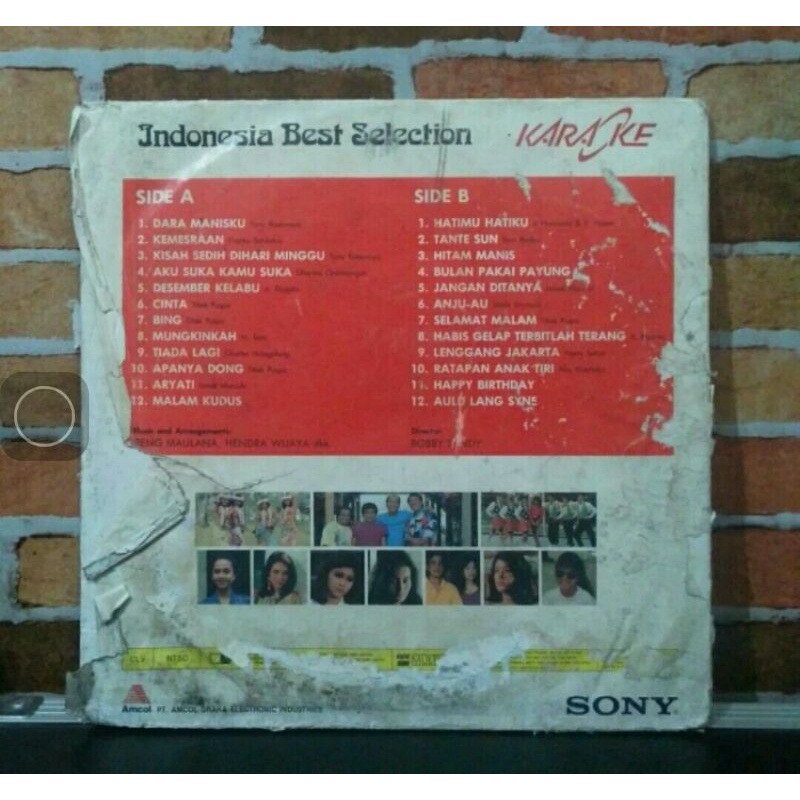 Kaset Laser disc Dara Manisku-Tony Koeswoyo dll