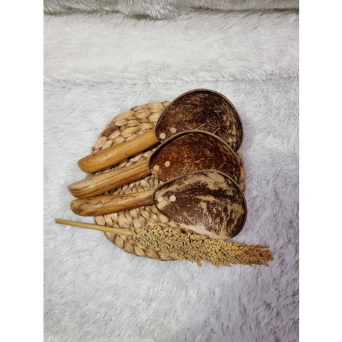 TERBARU Centong batok kelapa kayu / irus nasi