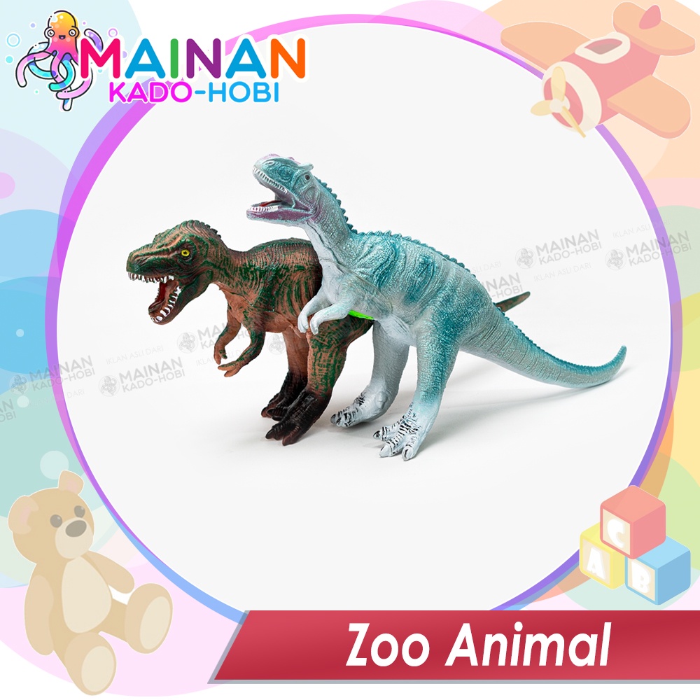 HADIAH BIRTHDAY GIFT MAINAN ANAK LAKI MINIATUR ZOO ANIMAL DINOSAURUS