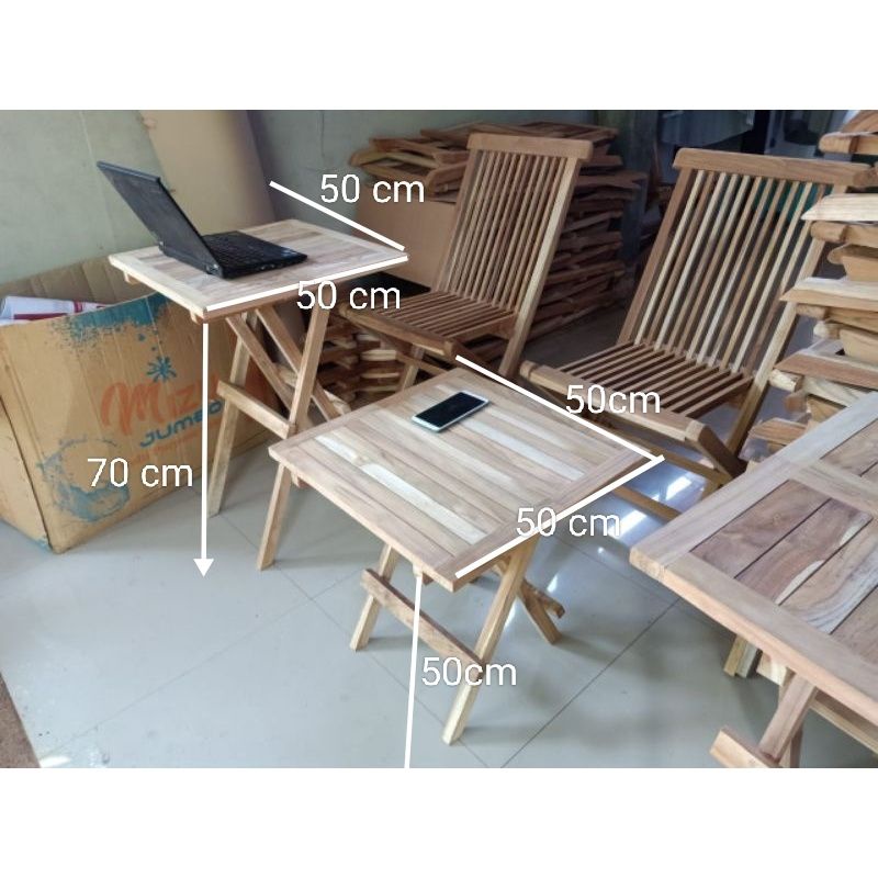 Meja lipat meja piknik meja teras meja koper minimalis meja bundar dan  kotak  bulat bisa di lipat simpel bisa di bawa ke mana mana