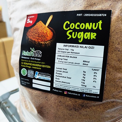 

Gula Semut Kelapa Murni untuk Cafe Hotel dan Restoran - Murah dan Berkualitas Export Palm Sugar 5Kg Cafe Resto Horeka
