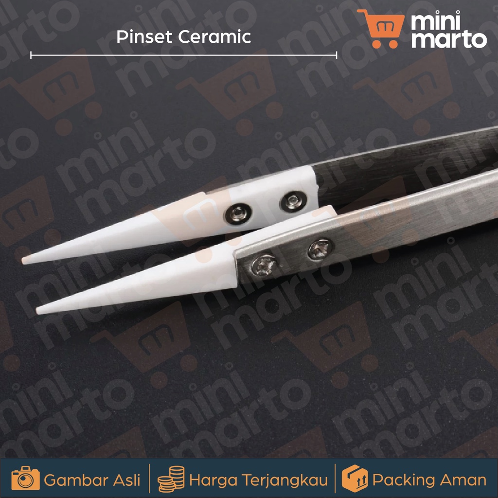 Pinset Ceramic / Tweezer Ceramik / Keramik - Minimarto