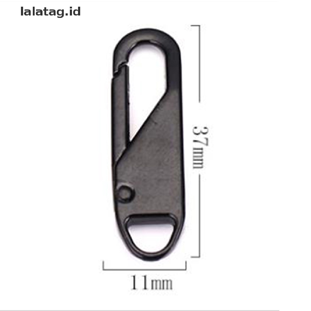 [lalatag] 8pcs Penarik Resleting Universal Bahan Alloy Untuk Fixer Ritsleting Pakaian Ritsleting Yang Dapat Dilepas [ID]