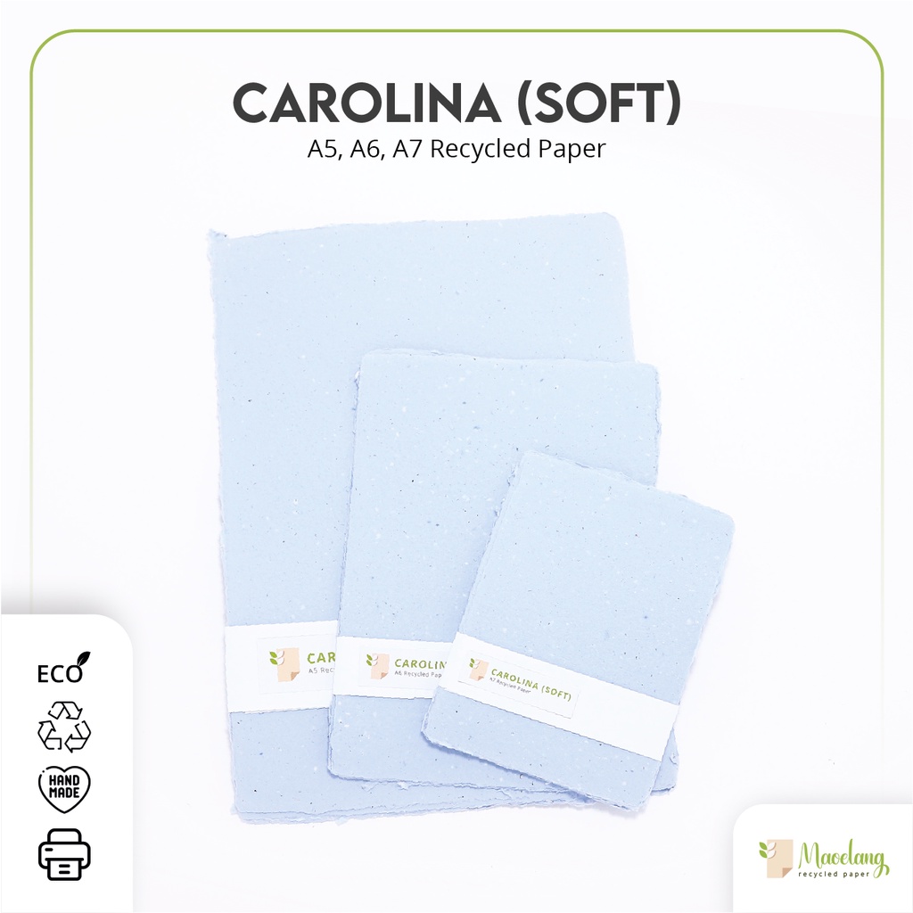 

[CAROLINA - SOFT] Kertas Daur Ulang / Recycled Paper by Maoelang Recycled Paper