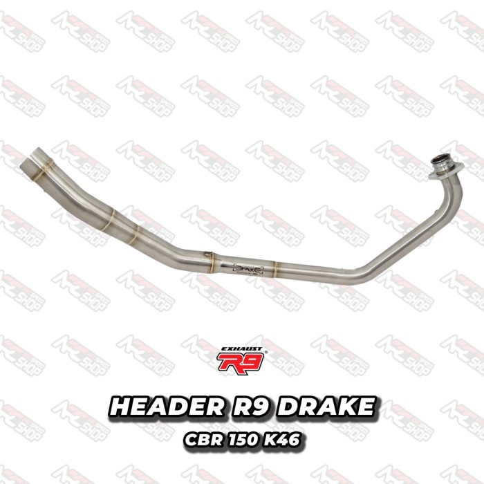 Header Knalpot R9 Drake Honda Cbr150 K46 Leher Knalpot R9 #Original