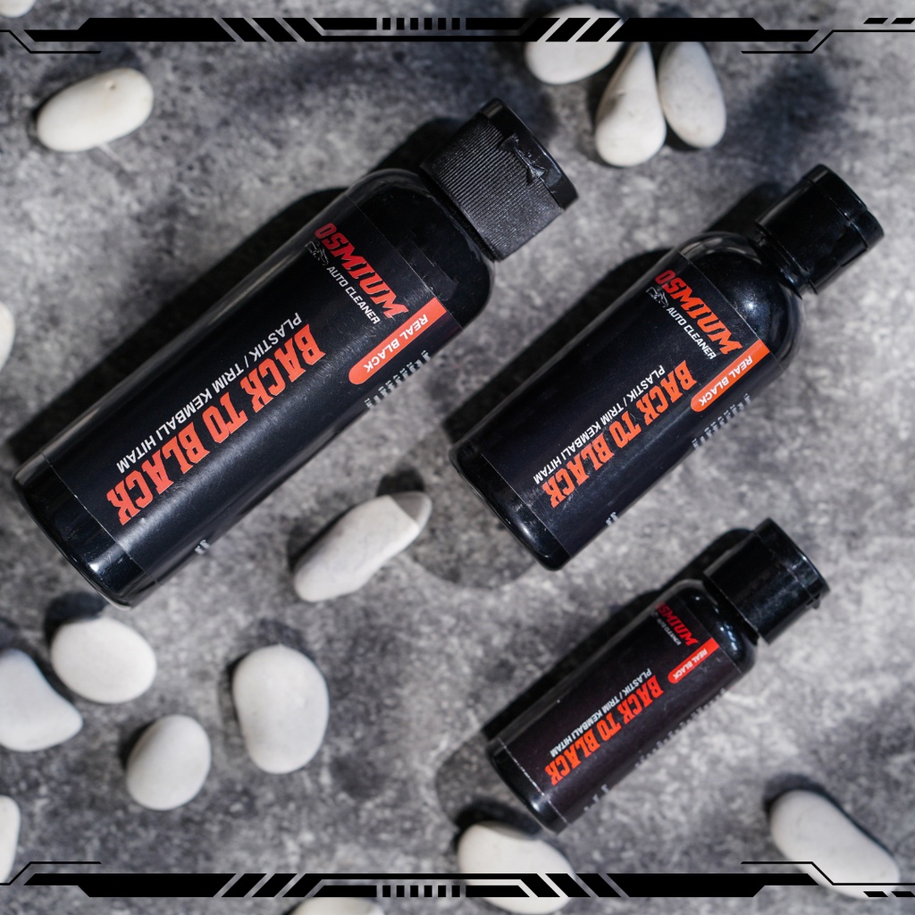 Penghitam Permanen Dashboard Plastik Trim Motor Mobil