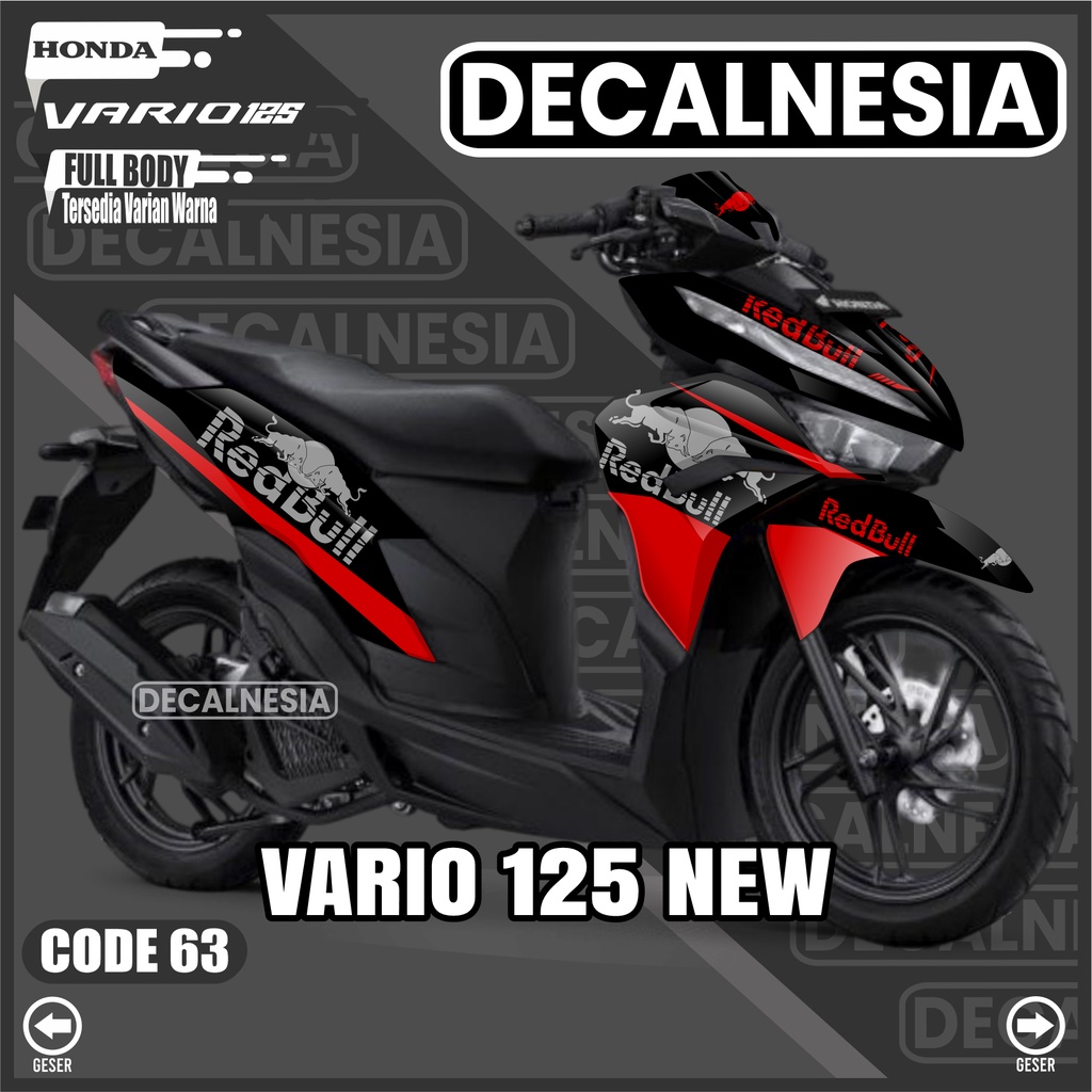 Stiker Motor Vario 125 New 2023 Full Body Decal Sticker 2022 CBS ISS SP Honda Variasi Modifikasi Rac