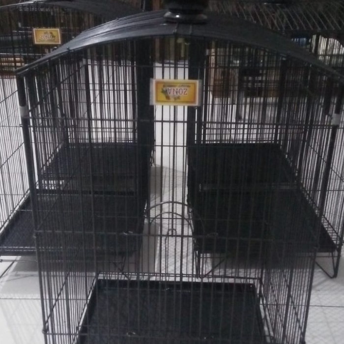 Kandang Burung Sangkar Besi Kotak Lipat Ukuran 40*40*60 Kuat Dan Kokoh