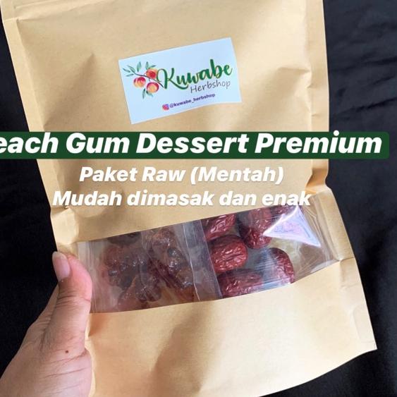 

☃ PEACH GUM DESSERT [Family Pack] / Paket Raw (mentah)/TaoJiao Set (6-7 cups 400ml) ✴