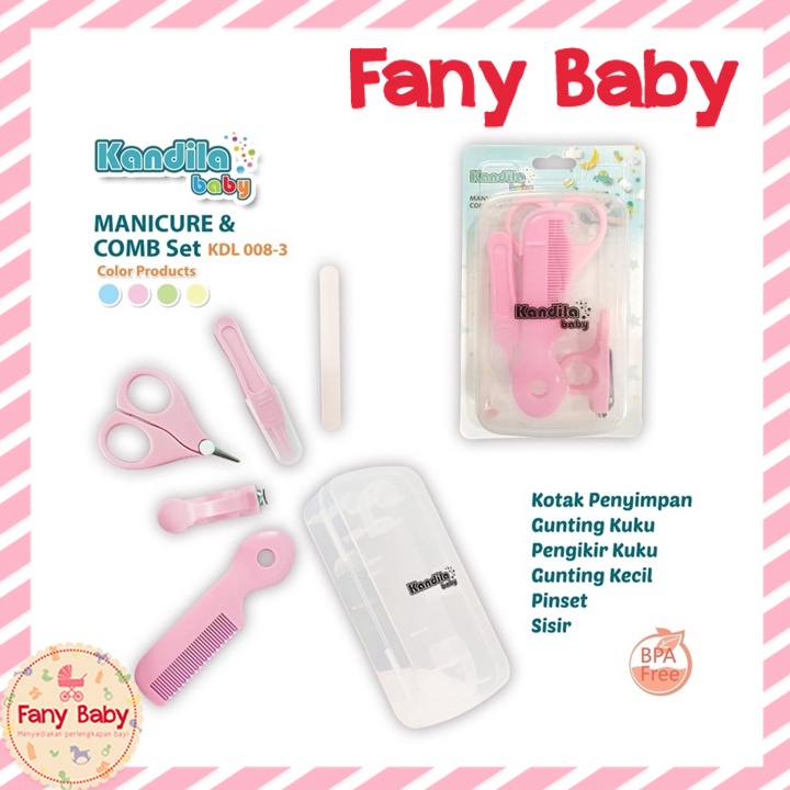 KANDILA BABY MANICURE &amp; COMB SET [ KDL008-3 ]