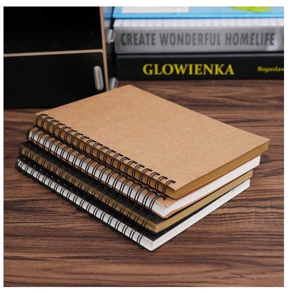 Journal Book Loose Kraft Cover - Buku Jurnal Kraft