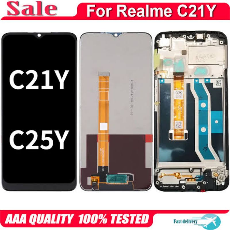 LCD REALME C21Y LCD REALME C25Y LCD REALME ORI HIGH QUALITY GARANSI TEST Lcd Realme C21y Lcd Raelme 