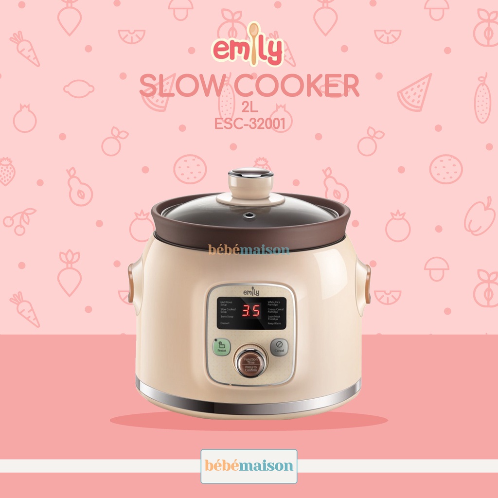 Jual EMILY Slow Cooker 2L ESC32001 Shopee Indonesia