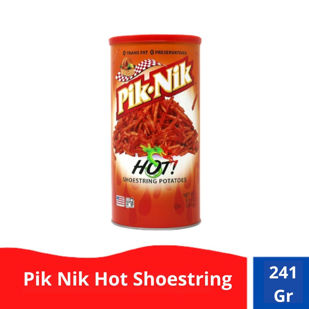 

Pik Nik Hot Shoestrings Fries/ Kentang Goreng 241 gr