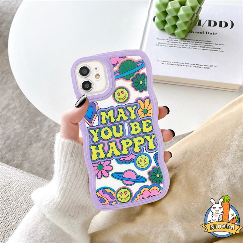 Realme C35 C33 C31 C30 C30s 10 9 Pro+ C21 C21Y C25Y C25 C25s C20 C20A C17 Realme C15 C12 C11 8 8i 7i 5 5i 5s 6i C3 Narzo 50 50i 50A Prime Abstract Art Watercolor Telepon Tepi Bergelombang Lembut Sarung