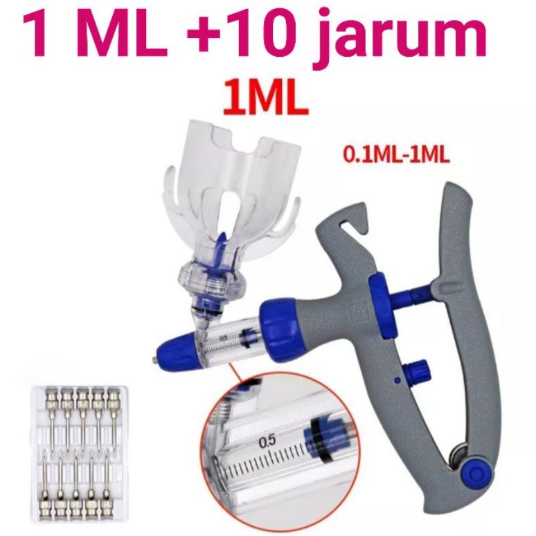 Suntikan otomatis 1 ml alat vaksin ayam - spuit ayam - suntikan 1cc - syringe spoit jarum suntik ung