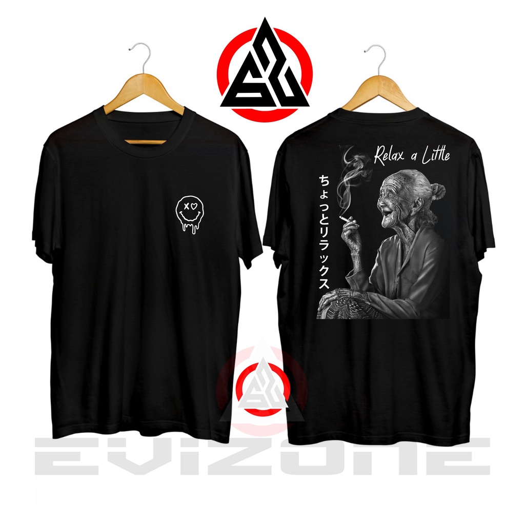Evizone Kaos Distro Relax A little Cotton Combed 30s Premium Tshirt Distro SB200