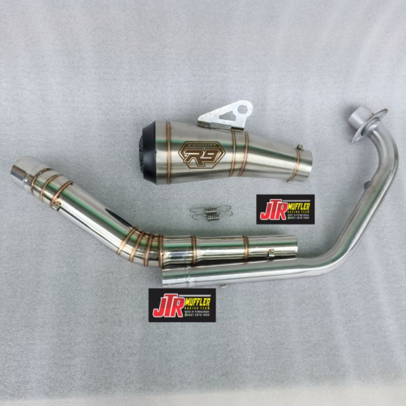 Knalpot racing R9 GP SERIES HONDA SONIC 150 SUPRA GTR 150
